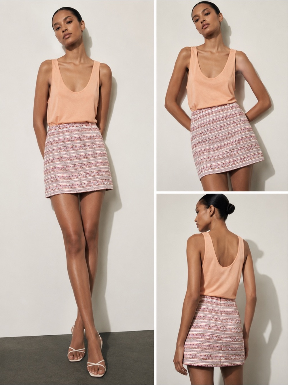 LOFT Tweed Style Skirt NWT